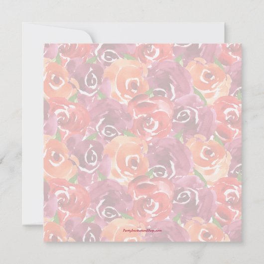 Brunch und Bubbly Blumendusche (Rückseite)