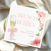 Brunch und Bubbly | Bow Wild Garden Brautparty Serviette