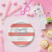 Brunch und Bubbly Brautparty, 7 Zoll Papier Pappteller (Party)