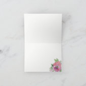 Brunch und Bubbly Brautparty Glitzer Vielen Dank Dankeskarte (Innenseite)