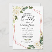 Brunch und Bubbly Brautparty Grünpflanzen Floral I Einladung (Vorderseite)