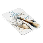 Brunch und Bubbly Brautparty Magnet (Rechte Seite)