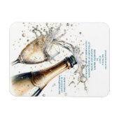 Brunch und Bubbly Brautparty Magnet (Horizontal)