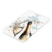 Brunch und Bubbly Brautparty Magnet (Linke Seite)