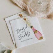 Brunch und Bubbly Brautparty Paper Napkins Serviette