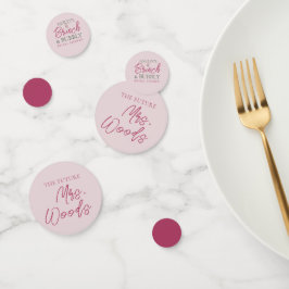 Brunch und Bubbly Brautparty Table Confetti Konfetti