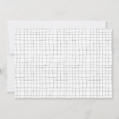 Brunch und Bubbly Bridal Dusche Einladung (Rückseite)