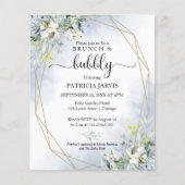 Brunch und Bubbly Budget Bridal Dusche Einladungen (Vorderseite)