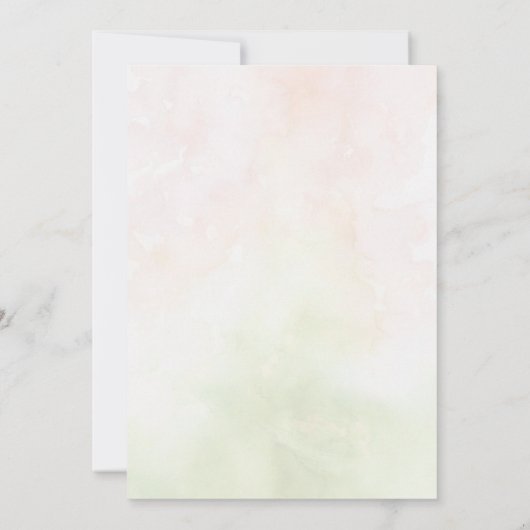 Brunch und Bubbly Champagne Brautparty Dankeskarte (Rückseite)