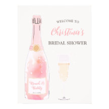 Brunch und Bubbly Champagne Brautparty Willkommen