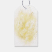 Brunch und Bubbly Champagner Gold Brautparty Geschenkanhänger (Rückseite)