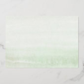 Brunch und Bubbly Elegantes Brautparty Folieneinladung (Rückseite)