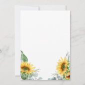 Brunch und Bubbly Elegantes Brautparty mit Sonnenb Einladung (Rückseite)