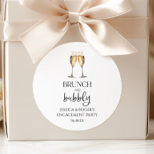 Brunch und Bubbly Engagement Party Brunch Gefallen