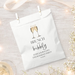 Brunch und Bubbly Engagement Party Brunch Geschenktütchen