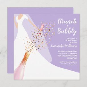 Brunch und Bubbly Lavender Brautparty laden