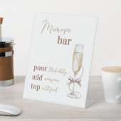 Brunch und Bubbly Mimosa Bar Sign 8x10 Sockelschild (In SItu)