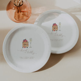 Brunch und Bubbly Paper Teller