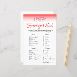 Brunch und Bubbly Valentine's Scavenger Hunt Game