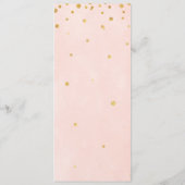 Brunch und Bubbly Verlobung | Dusche Menükarte (Rückseite)