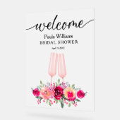 Brunch und Bubby Brautparty Acrylschild (Winkel)