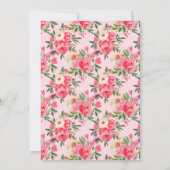 Brunch und Bubby Brautparty Champagne Einladung (Rückseite)