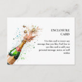 Brunch und Champagner-Brautparty Begleitkarte (Vorderseite)