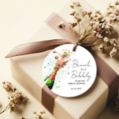 Brunch und Champagner-Brautparty Geschenkanhänger