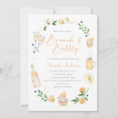 Brunch und Champagner Brautparty Party Einladung (Vorderseite)