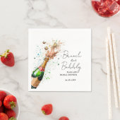 Brunch und Champagner-Brautparty Serviette (Beispiel)