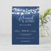 Brunch und glühende Weihnachten im neuen Jahr in R Einladung (Stehend Vorderseite)