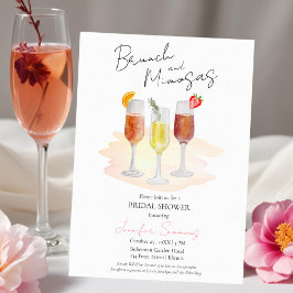 Brunch und Mimosas | Cocktails Brautparty Einladung