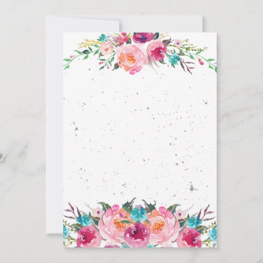 Brunch und sprudelnde Brautparty-Einladung Einladung (Rückseite)