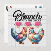 Brunch usw. Einladung (Vorne/Hinten)