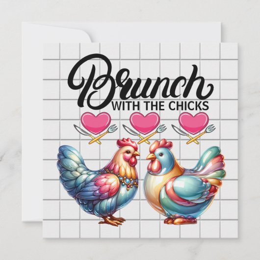 Brunch usw. Einladung (Vorderseite)