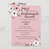 Brunch von Brautmeistern Einladung (Vorne/Hinten)