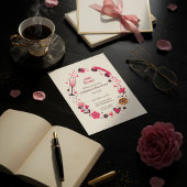 Brunch Waffle Galentine's Invitation Einladung