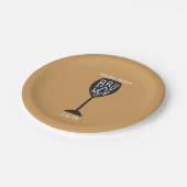 BRUNCH Weinglas JEDE FARBE & EVENT Party Teller (Schrägansicht)