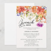 Brunch With the Bride Invitation Einladung (Vorne/Hinten)