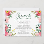 Brunch With the Bride Invitation Einladung (Vorderseite)