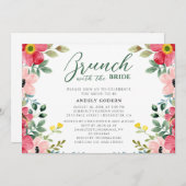 Brunch With the Bride Invitation Einladung (Vorne/Hinten)