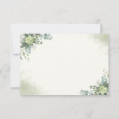 Brunch y Bubbly Glass of Champange Dankeskarte (Rückseite)