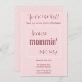 Brunch zum Muttertag Einladung (Vorne/Hinten)