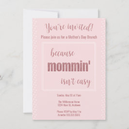 Brunch zum Muttertag Einladung