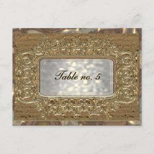 Brunchild Viktorianisch Tischnummer Card