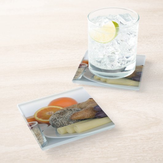Brunchtime Glas-Untersetzer Glasuntersetzer (Schrägansicht)