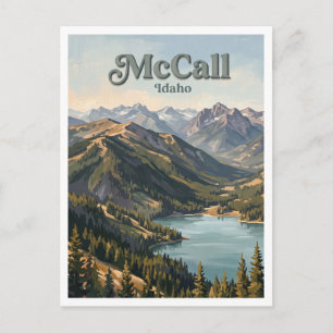 Brundage Mountain McCall Idaho Postkarte