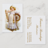 Brundage: Priscilla Visitenkarte (Vorne/Hinten)