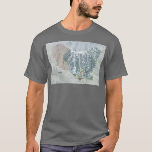 Brundage Resort Trail Karte T-Shirt