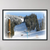 Brundage Ski Resort in McCall Idaho Poster (Vorne)